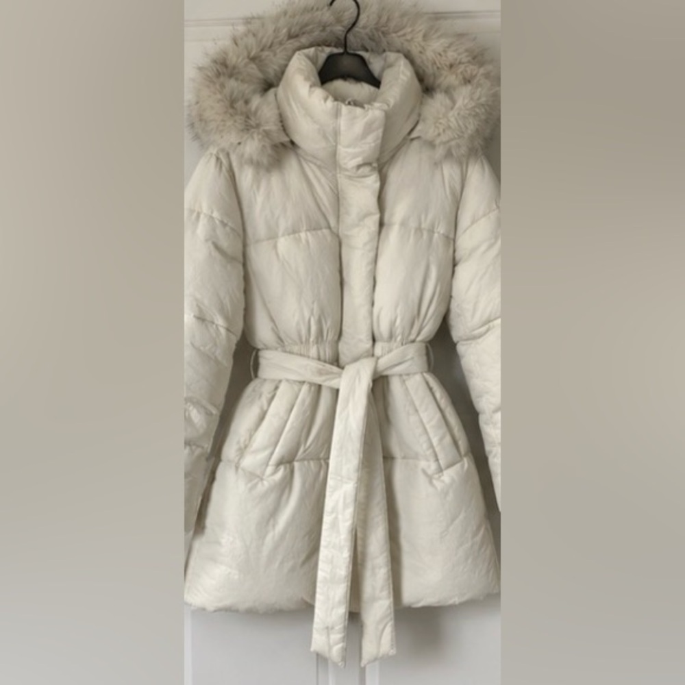 NWT GAP White Puffer Jacket – S/P